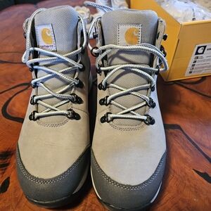 Carhartt Women's Gilmore Waterproof Hiker Boots in Gray and Black
